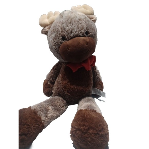 Fiesta Fuzzy Folk Bean Bag Moose Dakota 22" Plush Stuffed Animal Valentines Toy - Picture 2 of 8